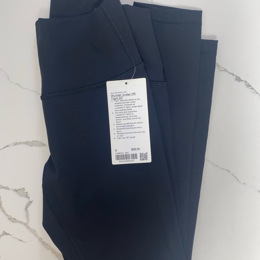 Lululemon NWT wunder under HR tight 25”